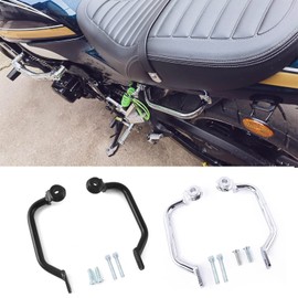 TAZGANTAX Motorcycle Rear Passenger Seat Grab Bar Compatible with Ka-wa-saki Z900RS Z 900 RS Z 900RS Accessories 2017 2018 2019 2020 2021 2022 2023 2024 (Black)