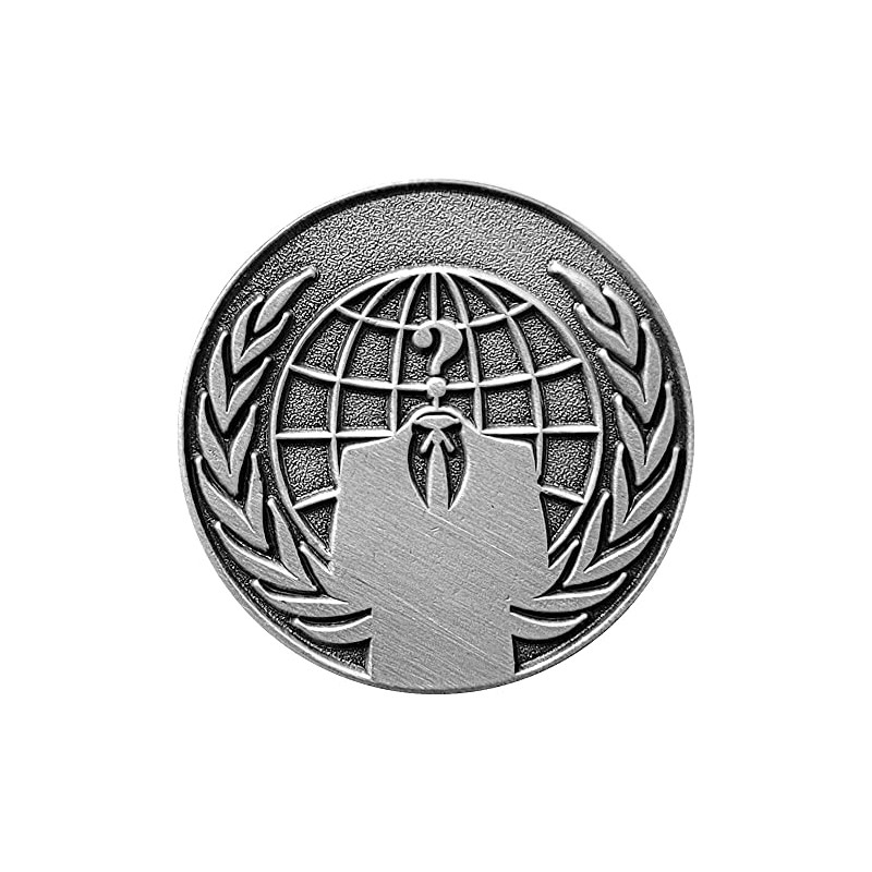 Pinsanity Anonymous Symbol Lapel Pin