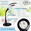 OttLite LED Desk Lamp with Adjustable Magnifier, Prevention Series -
