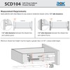 2-Pack Rok Hardware Soft Close for Wood Drawers/Soft Close Drawer