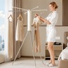 Tripod Clothes Drying Rack, Portable Laundry Rack for Travel/Camping