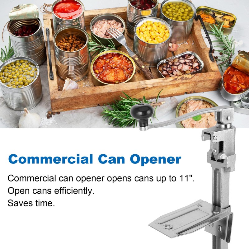 Commercial Can Opener Heavy Duty - Industrial Manual Can Opener