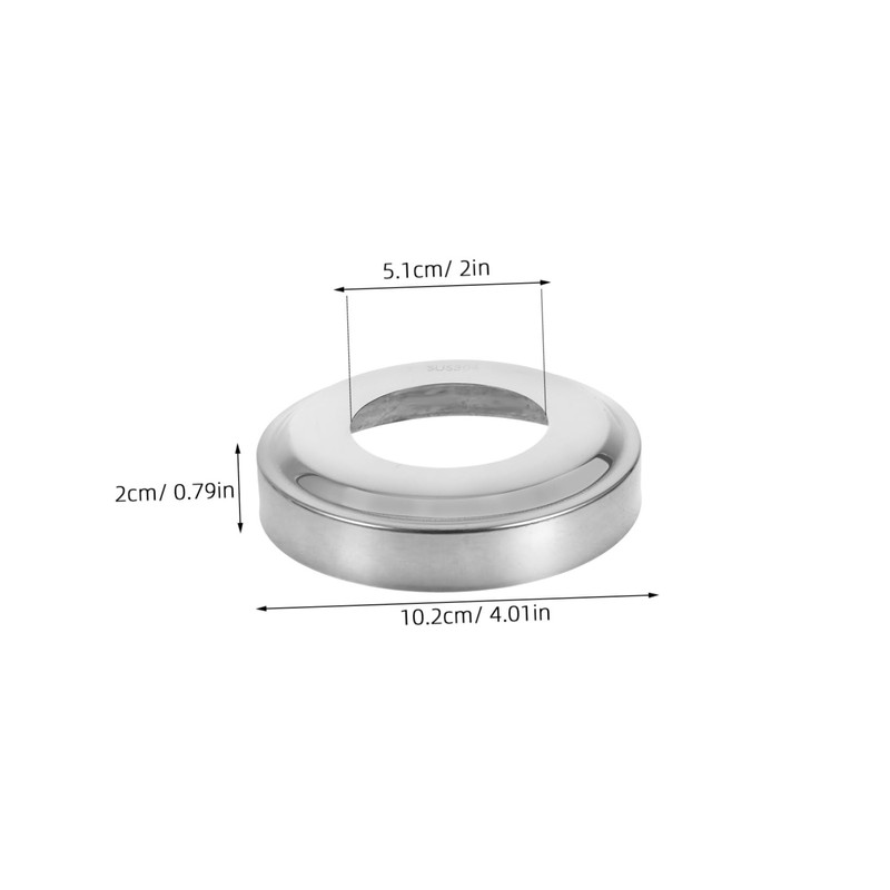 TEHAUX 4Pcs Heavy Duty Stainless Steel Pool Handrail Cover for
