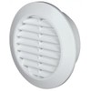 Mini Circle Air Vent Grille Cover 70mm(2.75inch) Ducting White Ventilation