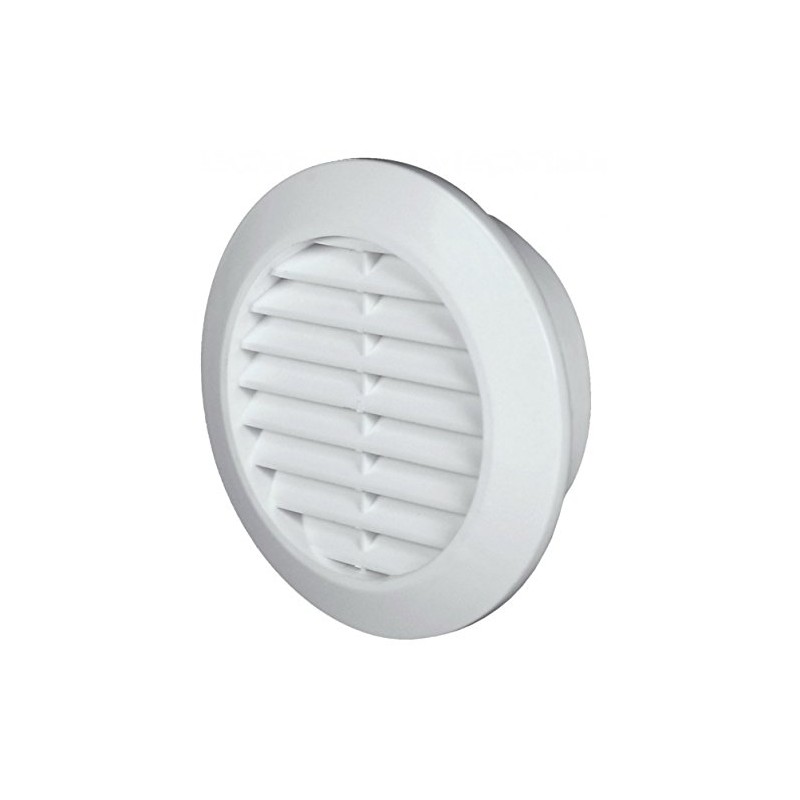 Mini Circle Air Vent Grille Cover 70mm(2.75inch) Ducting White Ventilation