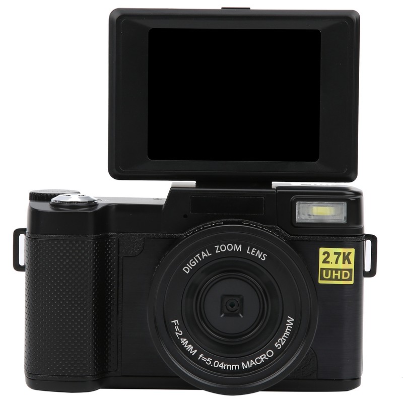 Digital Camera 3in LCD Screen 180 Degree Rotation 2.7K 30MP