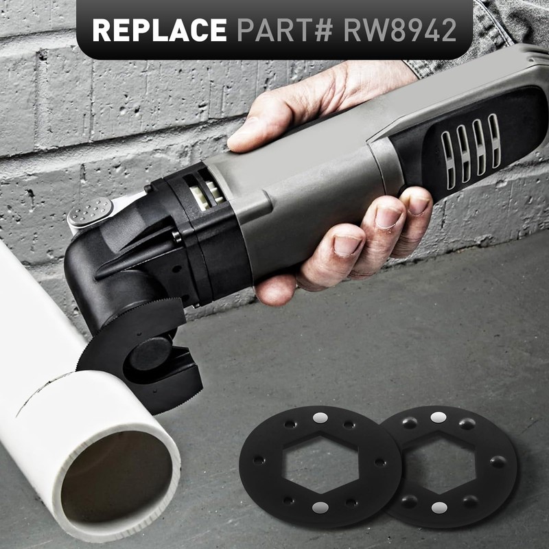 2 Pack RW8942 Oscillating Multitool Accessory Adaptor for Rockwell RW8942