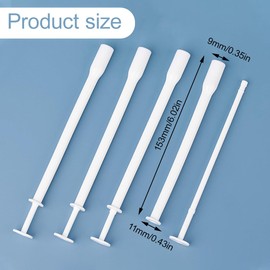 KEMUZ Pack of 10 Disposable Vaginal Cream Applicators, Vaginal Applicator Tube, Hygienic Thread Injector Applicators, Lubricant Applicator Syringe Lubricant Tube for Vaginal Fungus Cream