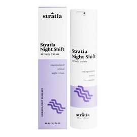 Stratia Stratia Night Shift - Age-Defying Night Cream with Encapsulated Retinol - Formulated for All Skin Types, 1.7 Fl Oz