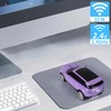 Wireless Mouse Car Mouse for PC Laptop Computer (Purple)