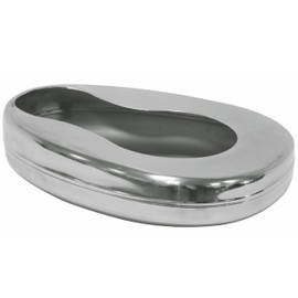 Muskal Med Durable Bedpan Portable Easy to Use Clean Heavy Duty for Men Women Patients Hospital Nursing Home 1 Each