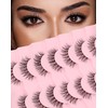 Wispy Strip Lashes Natural Look C Curl Volume False Eyelashes