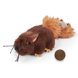 Kazoo Squishy Squirrel Cat Toy