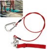 Freediving Lanyard 316 Pro Stainless Steel Safety Rope with Wristband
