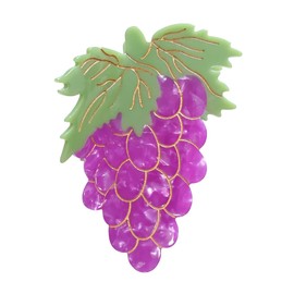 Big Deep Purple Grape Hair Clip,Acetate Claw Clips,Hair Clips for Women