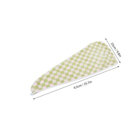 Gatuida 2pcs Checkered Fleece Hair Turban Cap Dry Hair Cap Fast Drying Absorbent Towel Retro Style for Women Girls Shower