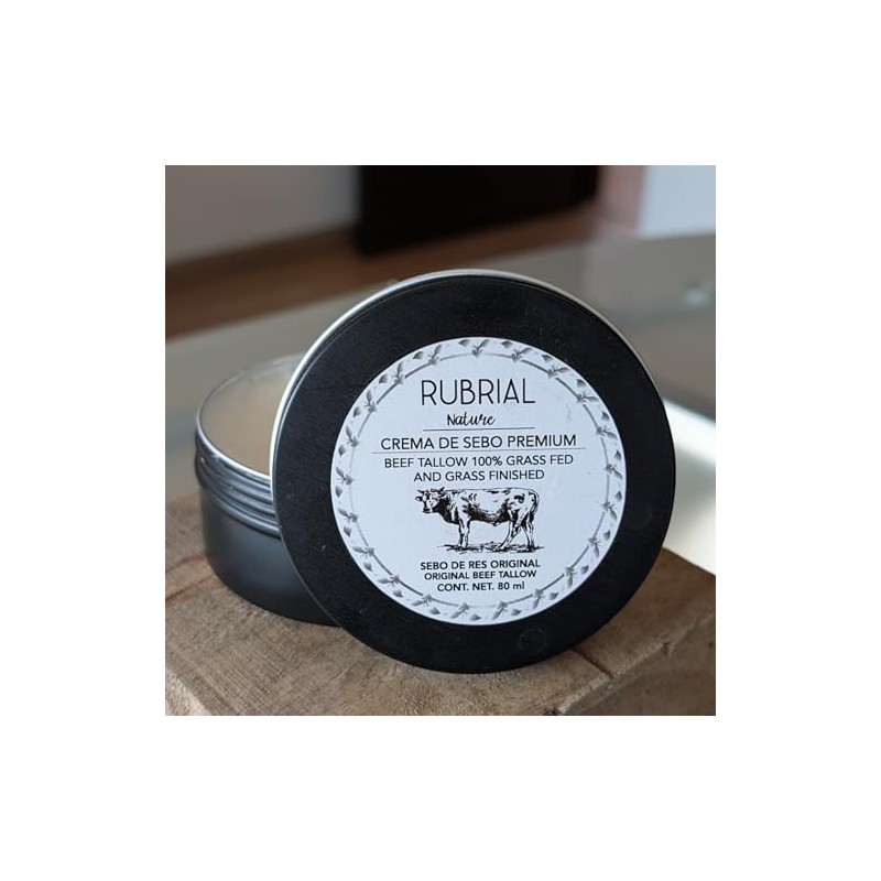 Crema de Sebo de Res Premium Rubrial 80 Ml