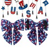 Patriotic Bow Tie Collar - American Flag Design for Small