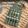 Portable Camping Condiment Bottle Storage Bag Mini Canvas Seasoning Storage