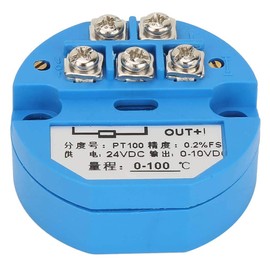 -50~400 Degree Pt100 Temperature, Pt 100 Temperature Pt100 Transmitter 0-10V Transmitter DC 24V Output 0-10V Sensor