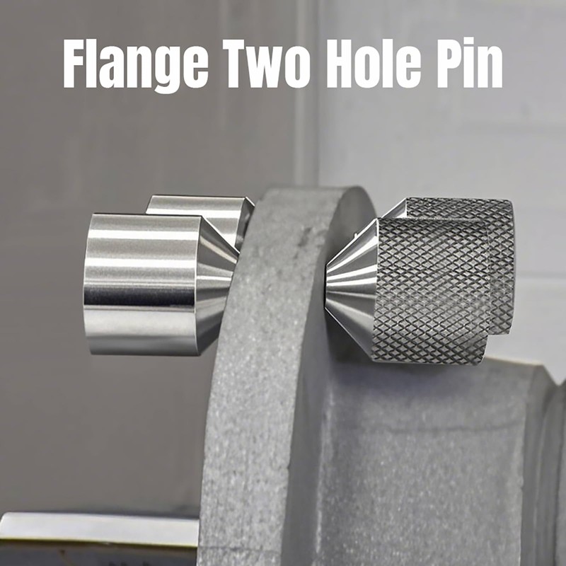 CNWZYMX 2 Pcs Stainless Steel Flange Two Hole Pins Set