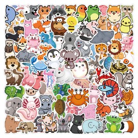 Stickers for Water Bottles,120 PCS Waterproof Vinyl Animal Stickers for Kids, Skateboard,Laptop Sticker for Girls Boys Classroom Prizes