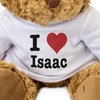 NEW - I LOVE ISAAC - Teddy Bear - Cute