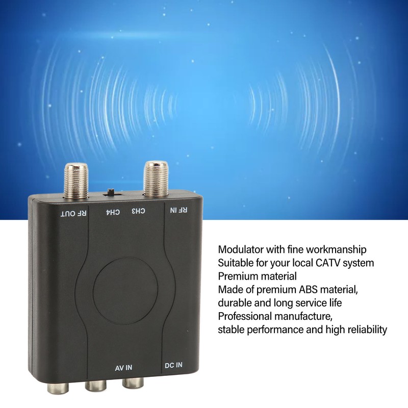 M61A RF Modulator Professional Supports NTSC Formats Video Sound HD