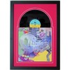 Record Album LP Frame Display Featuring Solid Wood Black Frame