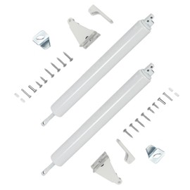 ANTEISI Adjustable Speed Heavy-Duty Storm/Screen Door Closer Replacement - Buffer Control with Pre-Attached Screw Fittings，Replacement with Closing Buffer & Screw Fittings