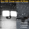 Rechargeable Battery Operated Lights 2500LM & 4000LM Motion Sensor Outdoor