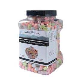 Assorted Dehydrated Marshmallows in Reusable Container by Medley hills farm - Cereal marshmallows
