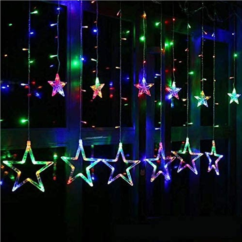 138 LEDs Star String Light Style Decorative Light for Wedding