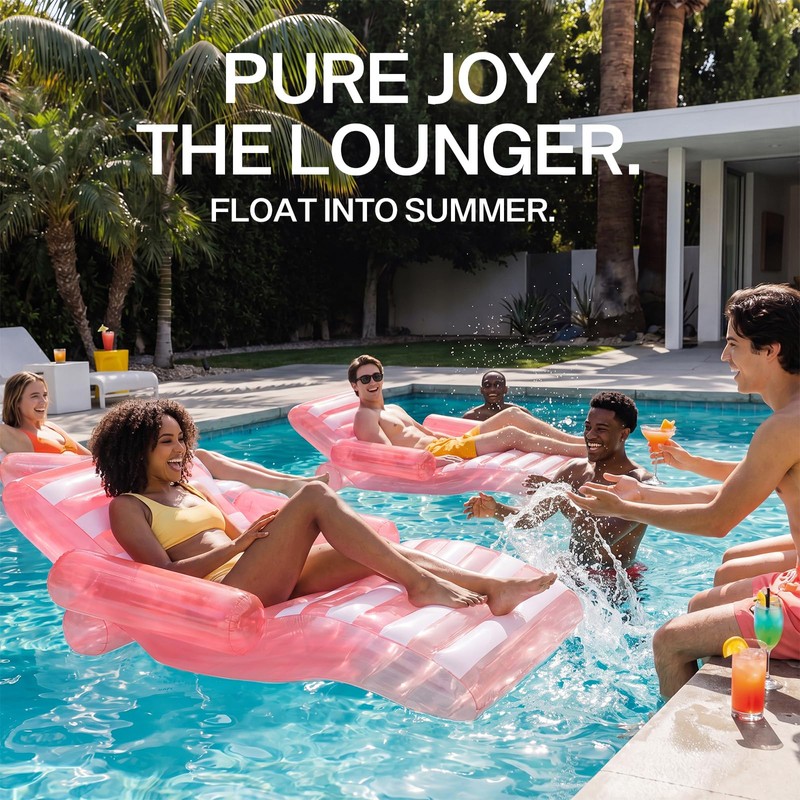 Arrowbash 1 Pack 71 in Giant Inflatable Pool Lounger Float,