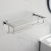 RTCUL Bathroom Towel Rack 24 Inch Tower Holder with Double