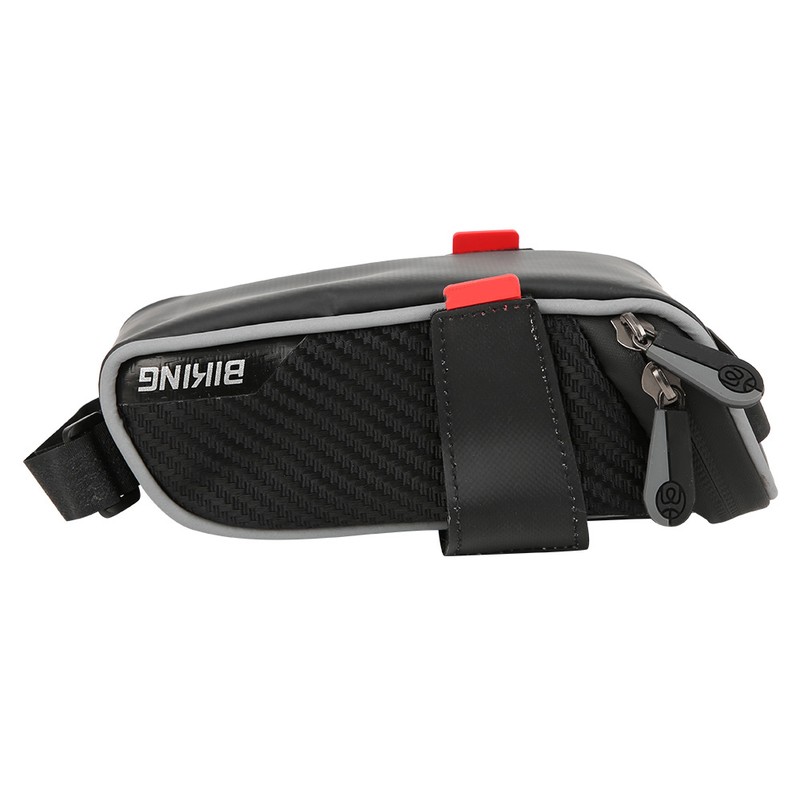 Portable PU Bicycle Saddle Bag Waterproof Large Capacity Tail Seat