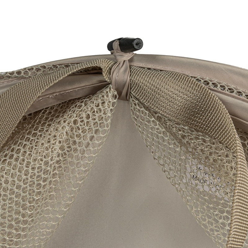 Household Essentials Pop-Up Mesh Laundry Hamper, Beige