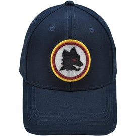 AS Roma Unisex Roma Baseball Cap, Blue, One Size, blue