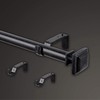 MODE Farmhouse Collection 1 1/8" Diameter Curtain Rod Set with