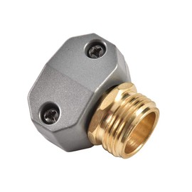 Sanpaint Zinc and Brass Male Clamp Coupling,Fits 3/4" or 5/8" Garden Hose Repair Fitting