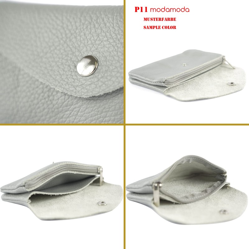 modamoda de P11 Women's Leather Purse Medium Handmade in Italy,