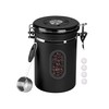 ROCKY&CHAO Coffee Canister Airtight Stainless Steel 1.8 L Coffee Beans