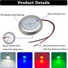 Boat Courtesy Lights LED, 3 Inch RGBW Boat Deck Lights,