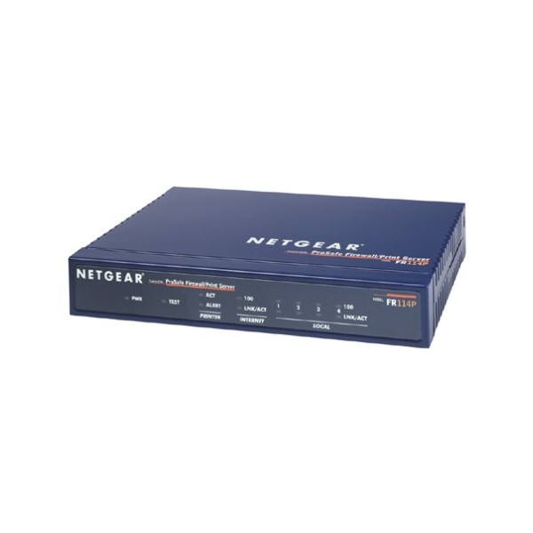 Netgear FR114P Firewall Cable/DSL Router with Print Server