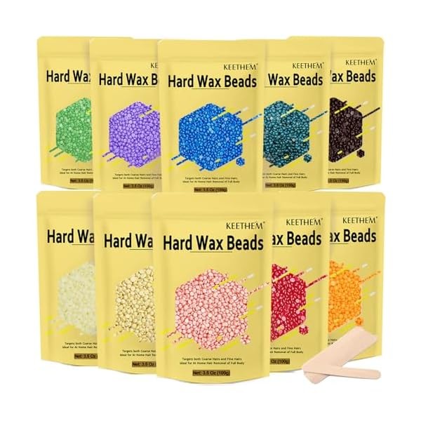 Wax Beads – 2.2 lb /10 * 100g Hard Wax