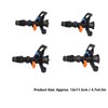 10PCS G1/2 Male Thread Rocking Arm Sprinkler 360° Rotating Lawn