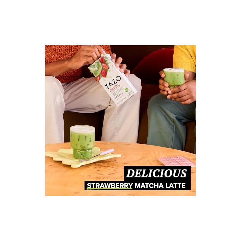 TAZO Strawberry Matcha Latte Concentrate - Delicious & Versatile