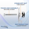 RecPro Rectangle Ladder Pad with Screw and Star Nut for