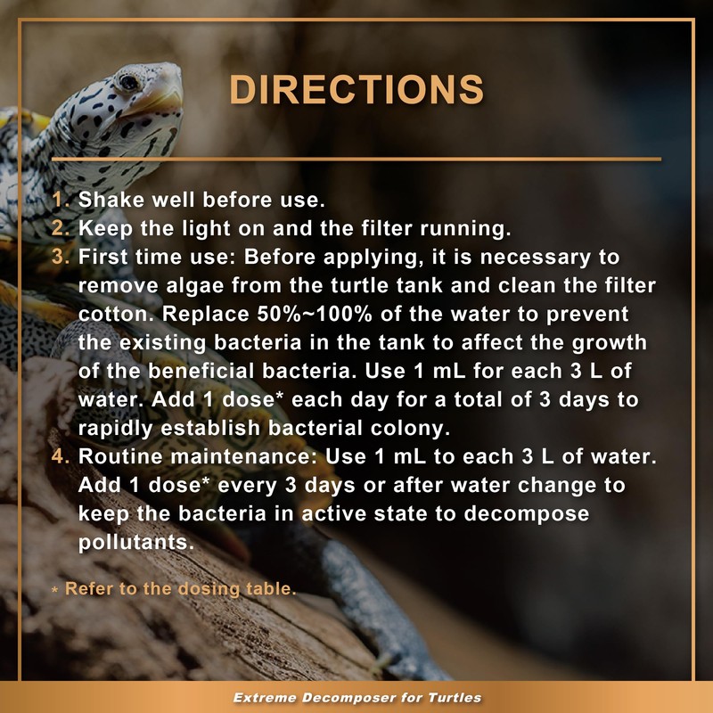 AZOOPLUS BIO XD Extreme Decomposer Nitrifying Bacteria for Turtle Tank