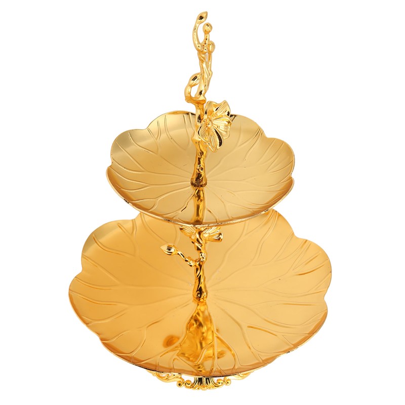 2 Layer Cupcake Stand European Style Gold Cupcake Stand Easy